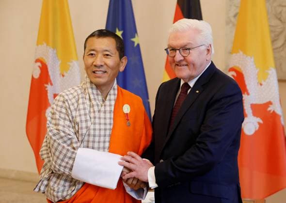 Berlin, Federal President Steinmeier receives the Prime Minister of Bhutan Lotay Tshering