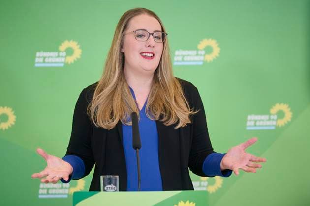 Berlin, Katharina Dröge Press Conference of Alliance 90 The Greens