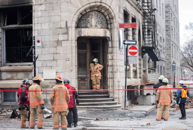 Canada, fire in Montreal apartment building