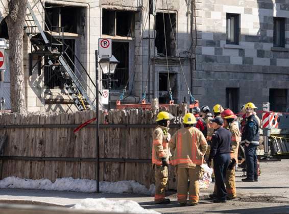 Canada, fire in Montreal apartment building, search for missing persons