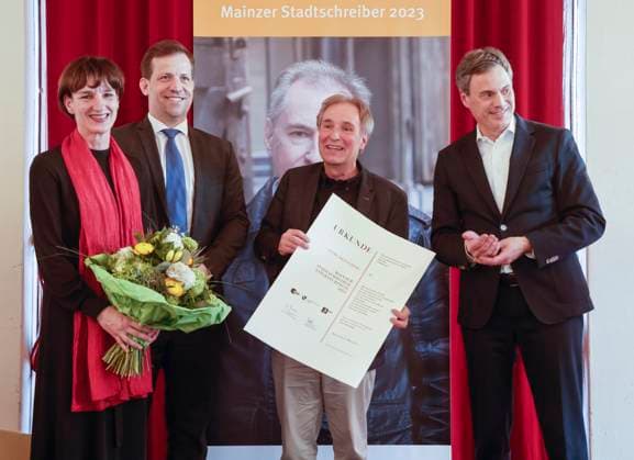 Rhineland-Palatinate, award of the literature prize Mainzer Stadtschreiber to Alois Hotschnig