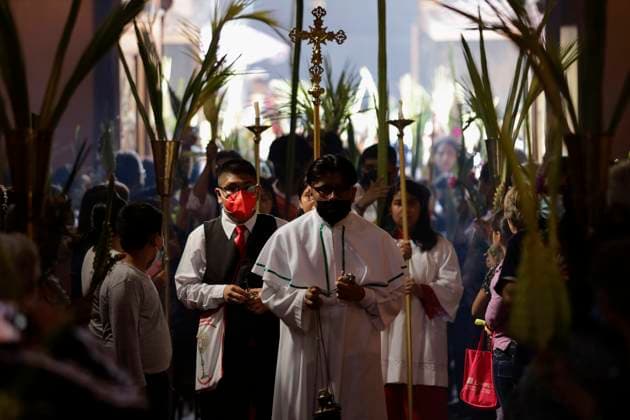 Mexico, Palm Sunday in Mexico City