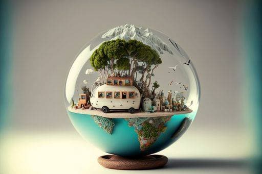 Generative AI: Our Earth - Miniature Planets