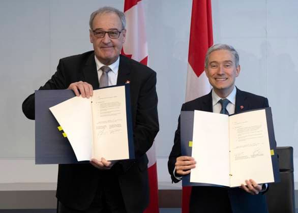 Canada-Switzerland Science Agreement signed in Montral
