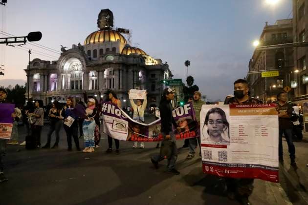 Mexico, Demonstration for missing rapper INOF in Mexico City