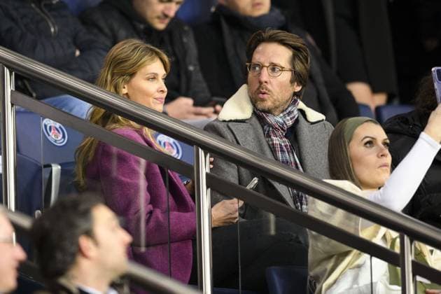 Prominent guests at Paris Saint Germain football match
