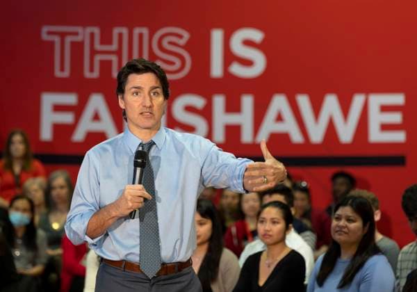 Canada, Justin Trudeau Town Hall Meeting in London, Ontario