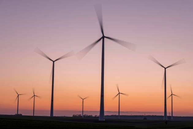 Wind power again the most important source of electricity, archive pictures