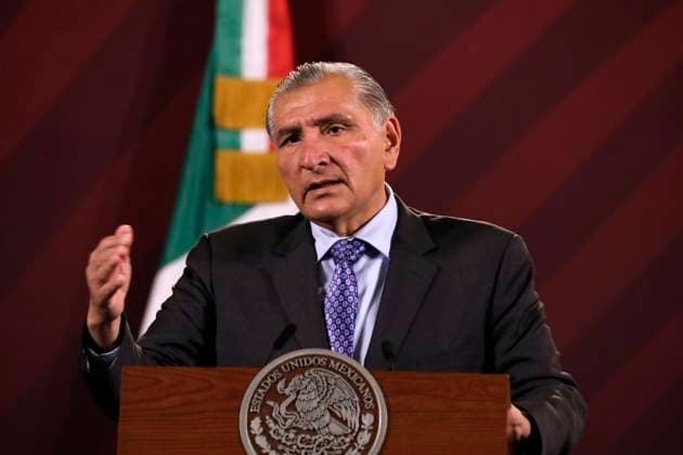 Mexico, Adan Augusto Lopez gives press conference in Mexico City