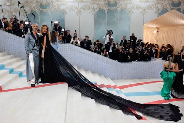 MET Gala celebrating the opening of Karl Lagerfeld: A Line of Beauty in New York