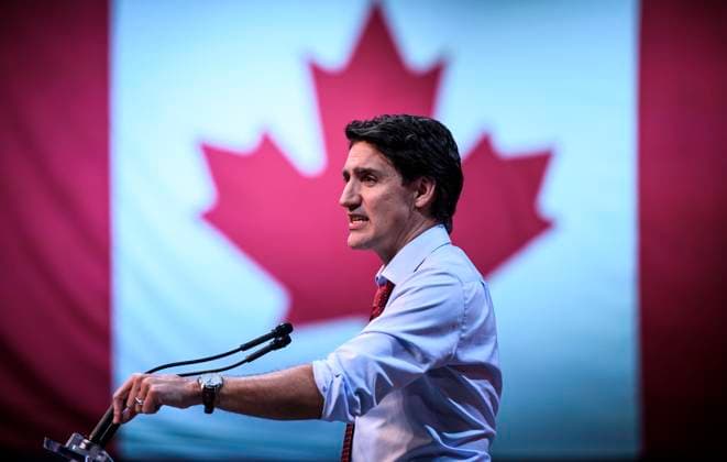Canada, Justin Trudeau speech during the Liberal National Convention in Ottawa