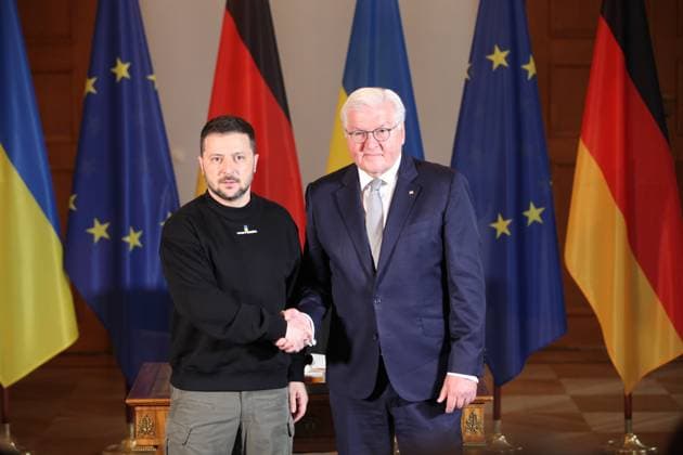Berlin, Volodymyr Selenskyj State Visit to Germany, Reception by Frank-Walter Steinmeier