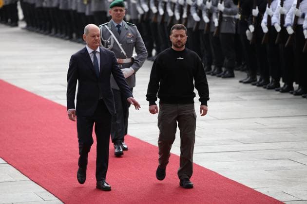 Selenskyj State Visit to Germany, Olaf Scholz Receives Volodymyr Selenskyj in Berlin