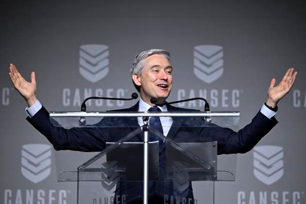 Canada, Innovation Minister Champagne visits security trade fair CANSEC in Ottawa