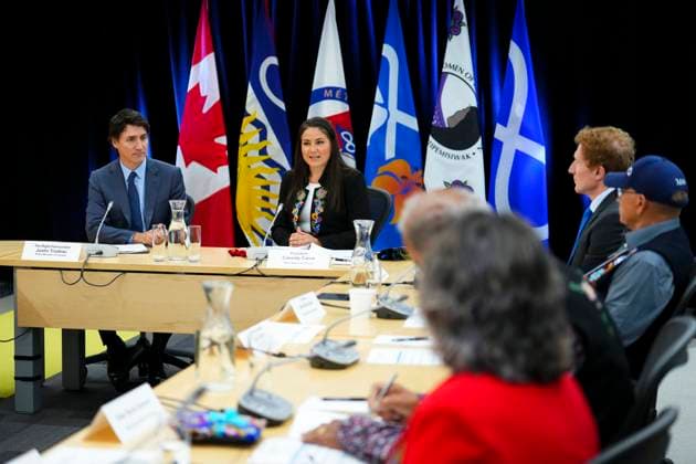 Canada, Justin Trudeau attends Metis Council meeting in Ottawa