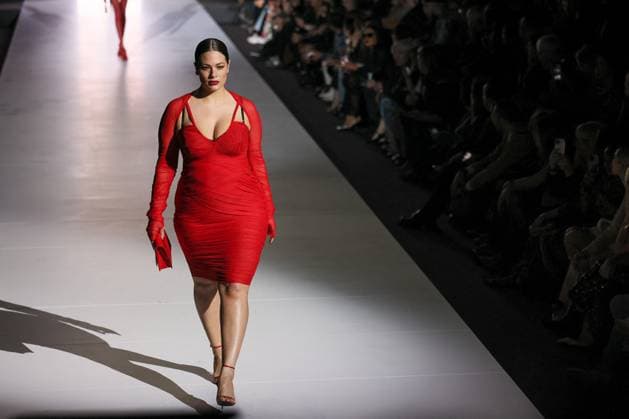 Plus-size model Ashley Graham criticises the fashion industry, archive pictures