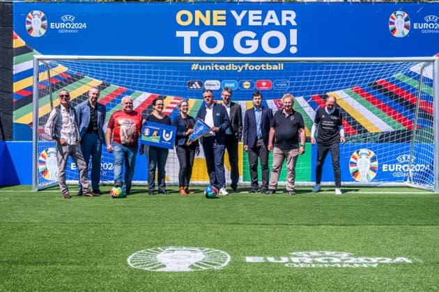Leipzig, Press Event European Football Championship 2024 in Germany