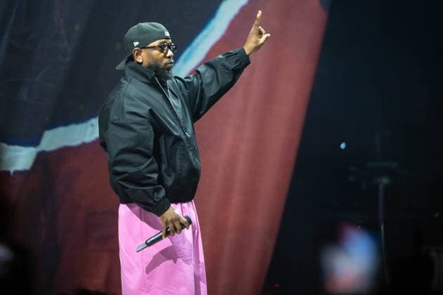 Kendrick Lamar concert at the Bonnaroo Music and Arts Festival in Manchester, USA