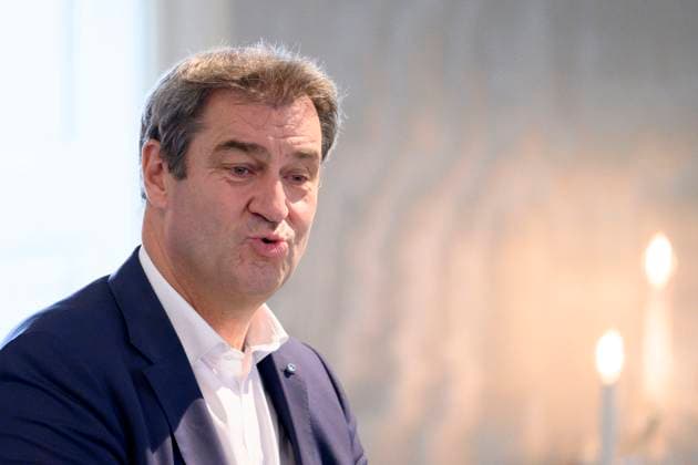 Bavaria, Markus Söder during the presentation of the State Honour Award for the Bavarian Butchers Trade