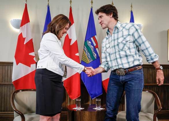 Canada, Justin Trudeau visits Calgary