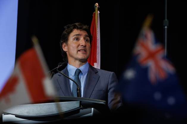 Canada, Justin Trudeau at Australia-Canada Economic Leadership Forum in Toronto