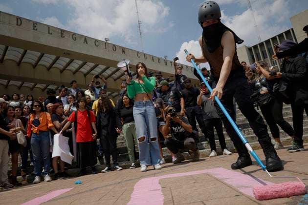 Mexico City, feminist protest