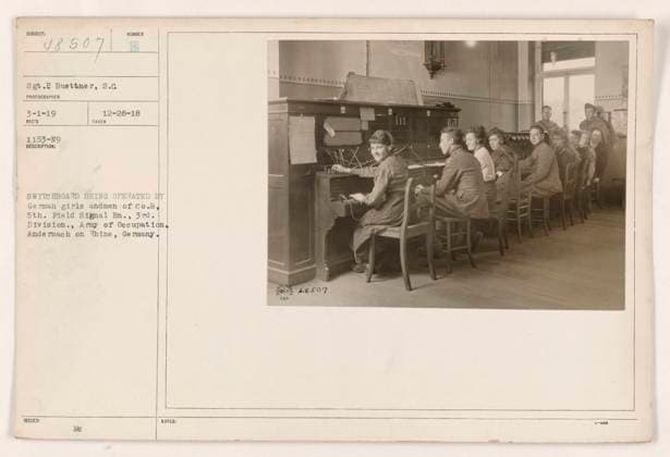 IMAGO Archive, First World War, WWI, US Army of Occupation, 3rd Division in Andernach on the Rhine 1919