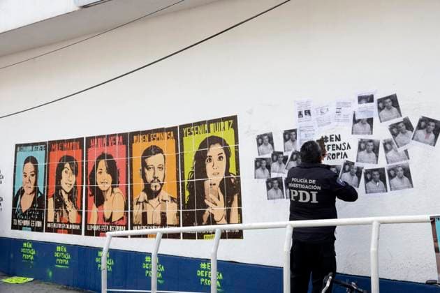 Mexico, protest by relatives of murder victims in Mexico City