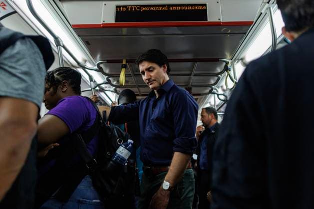 Canada, Justin Trudeau during the Underground Freedom Train Ride in Toronto