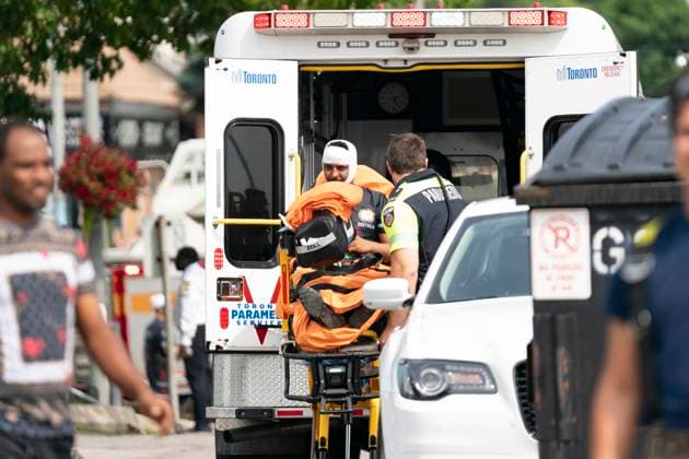Canada, knife attack during demonstration in Toronto