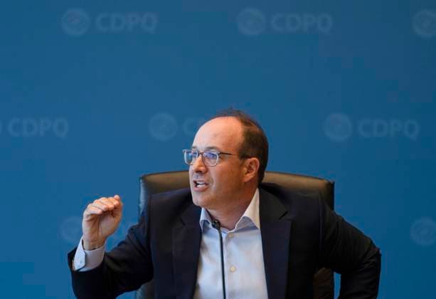 Canada, CDPQ CEO Charles Emond Press Conference in Montreal