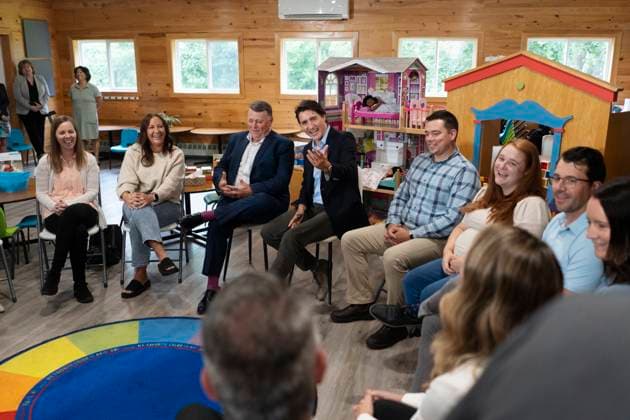 Canada, Prime Minister Justin Trudeau visits Cornwall