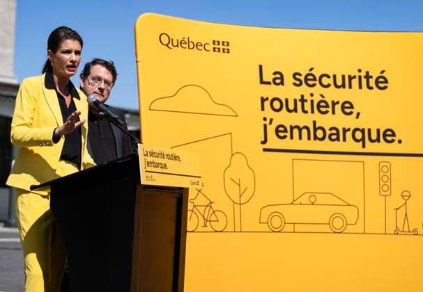 Canada, Press conference on new road safety measures in Montreal