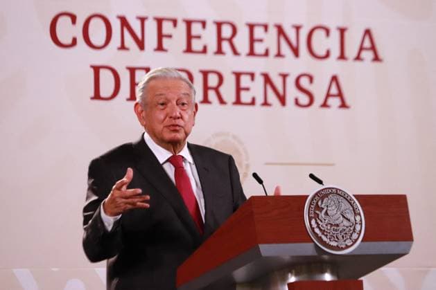 Mexico, Andres Manuel Lopez Obrador Press Conference in Mexico City