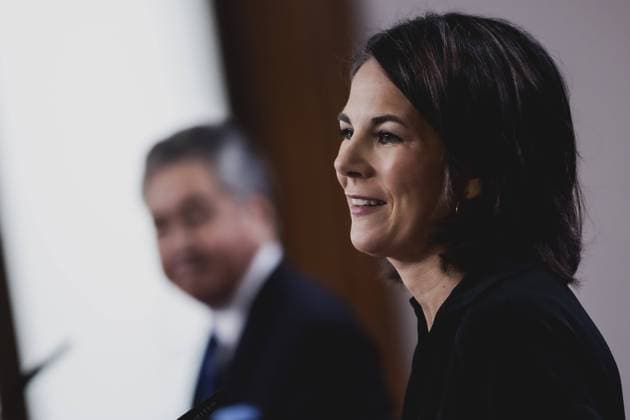 Foreign Minister Annalena Baerbock visiting Texas, archive pictures