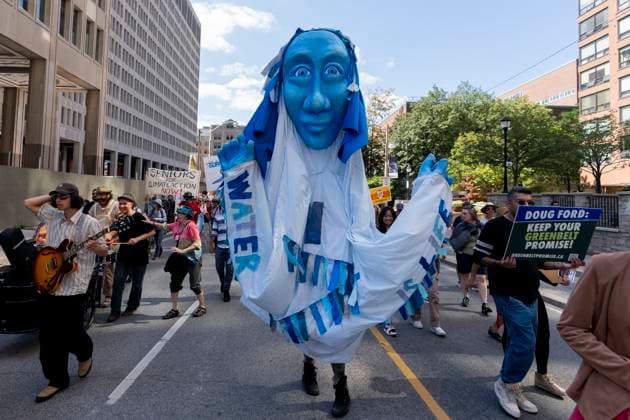 Canada, climate protests in Toronto