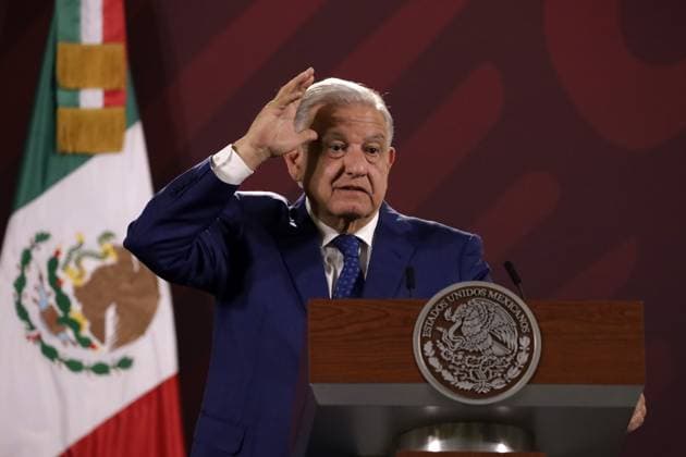 Mexico, President Andres Manuel Lopez Obrador Press Conference in Mexico City