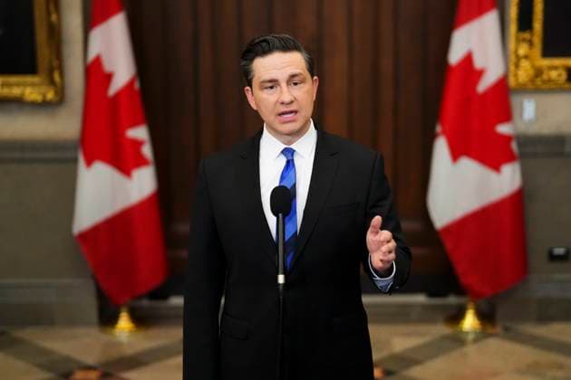 Canada, Pierre Poilievre Press conference in Ottawa