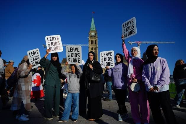 Canada, Protest in Ottawa