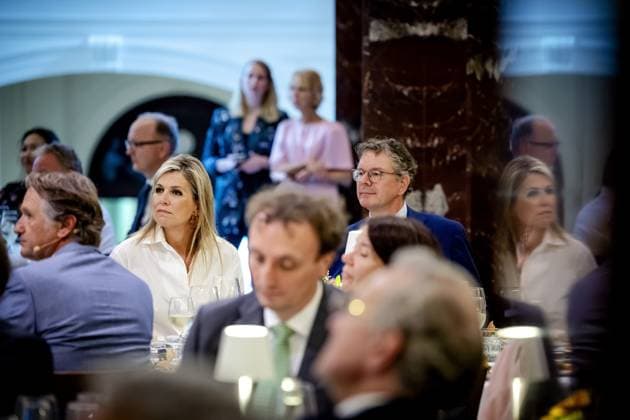 Queen Maxima during the award ceremony of the King Willem I Prize
