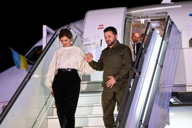 Ottawa, Volodymyr Selenskyj arrives in Canada