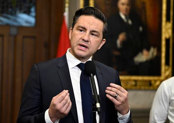 Canada, Pierre Poilievre Press conference in Ottawa