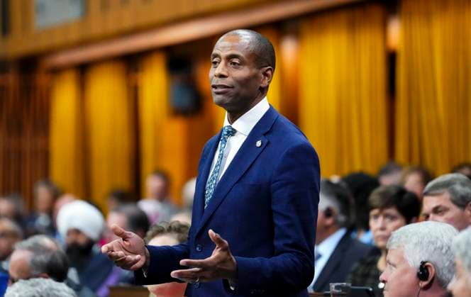 Canada, Greg Fergus speech in the House of Commons in Ottawa