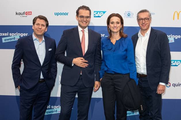 Axel Springer Award in Berlin