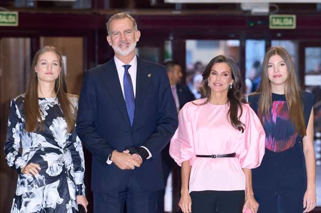 Spanish Royal Family, concert visit on the eve of the Princess of Asturias Award in Oviedo