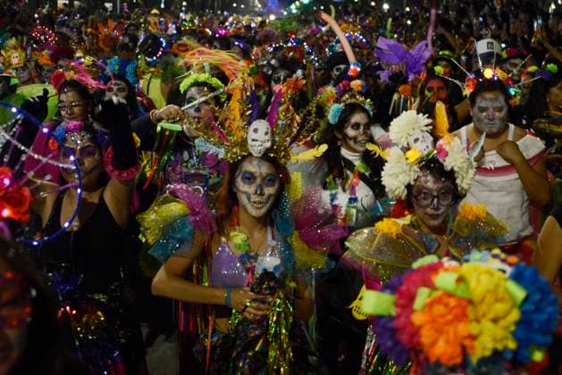 Mexico, Caterinas Mega Parade in Mexico City