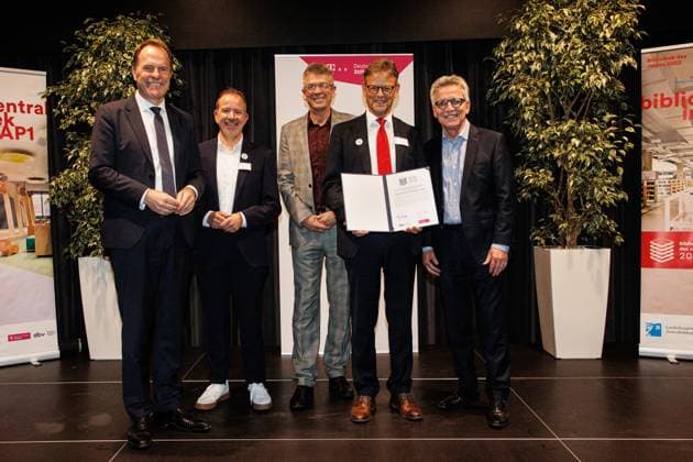 Germany, Düsseldorf Central Library receives National Library Award Library of the Year
