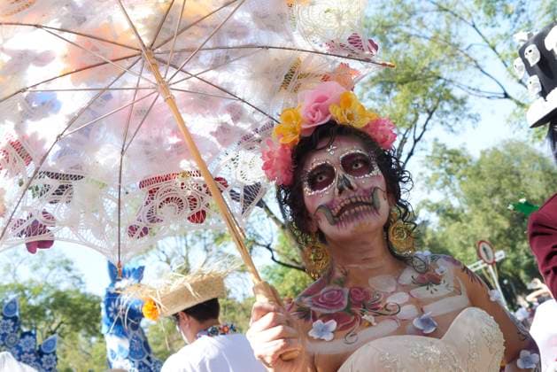 Mexico, traditional Day of the Dead parade