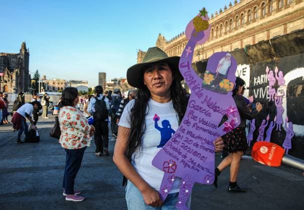 Mexico, protests against violence against women in Mexico City