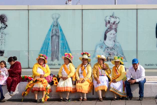 Mexico, arrival of pilgrims in the run-up to the celebrations for Our Lady of Guadalupe